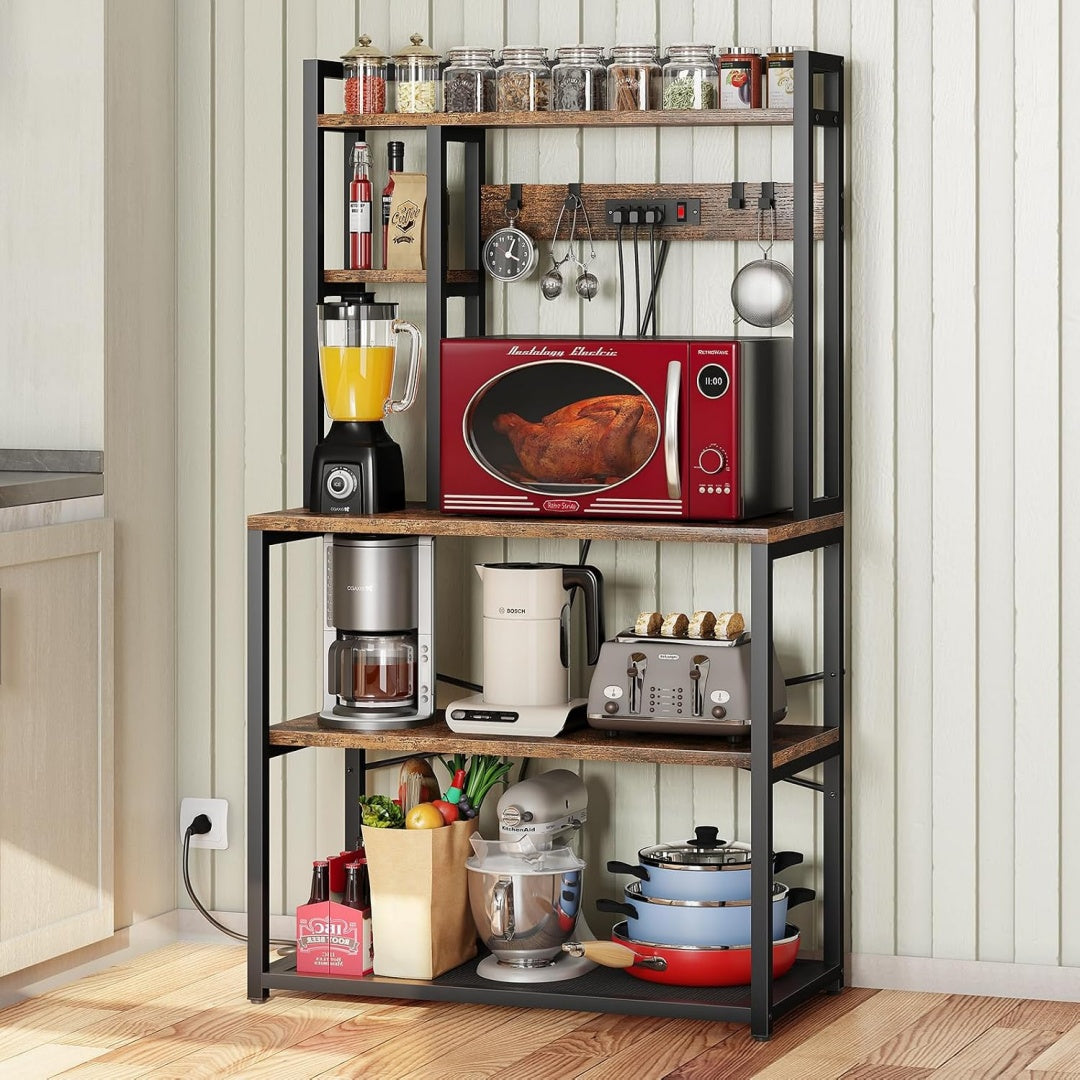 Una scaffalatura per organizzare la cucina con misura dichiarata di 80 cm