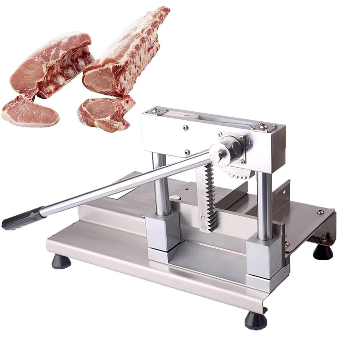 Gli alimenti si dividono con un dispositivo manuale con corpo in acciaio inox