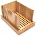 Un utensile per accompagnare le preparazioni con elementi in bambu e di colore beige